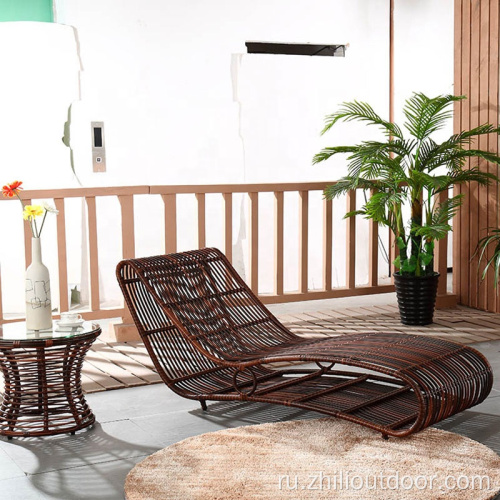 Современная наружная мебель алюминиевая плетеное кресло для отдыха